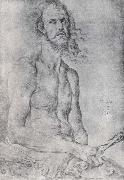 Albrecht Durer Christ,Man of Sorrow,with Durer-s Features oil